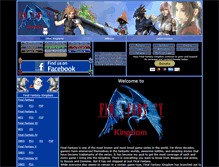 Tablet Screenshot of finalfantasykingdom.net